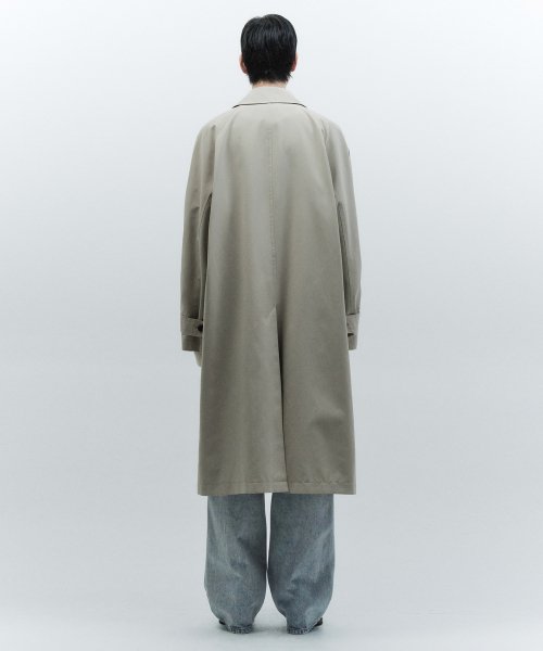 Пальто бальмакаан с пигментным окрашиванием GREY BEIGE