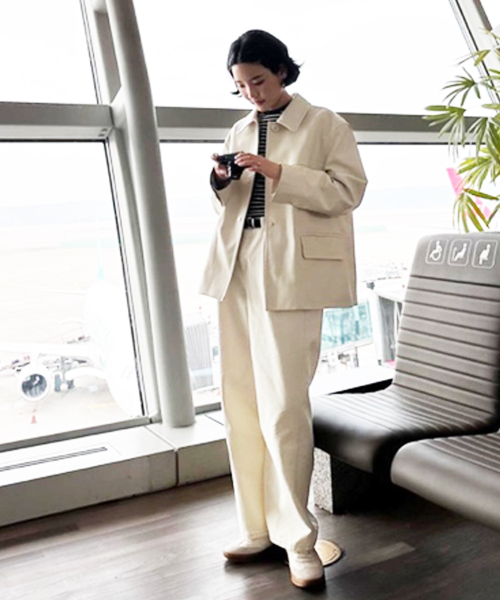 Single кожаный jacket_IVORY
