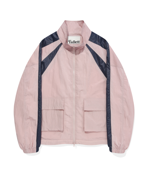 Ветровка с накладными карманами Pink