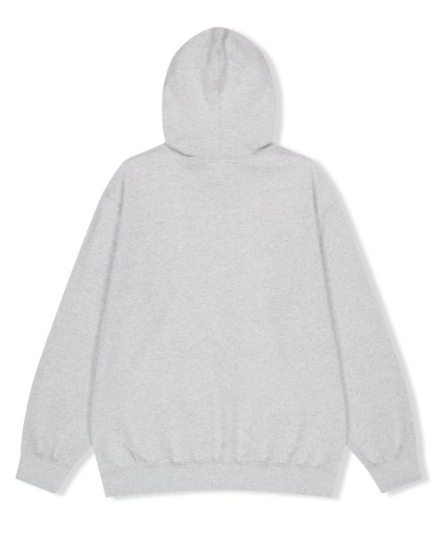 MUSINSA | YESEYESEE Arch Logo Hoodie Gray