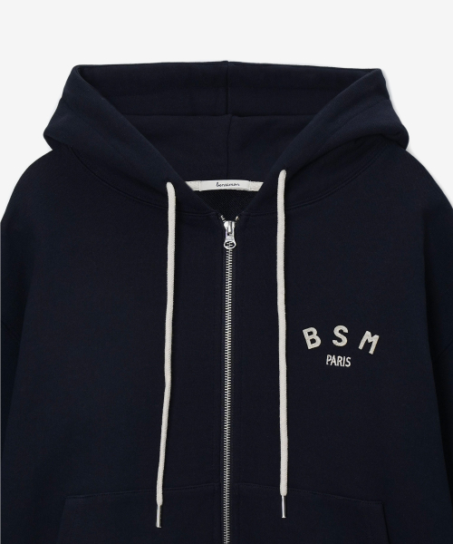 Small Logo Zip Up - Navy