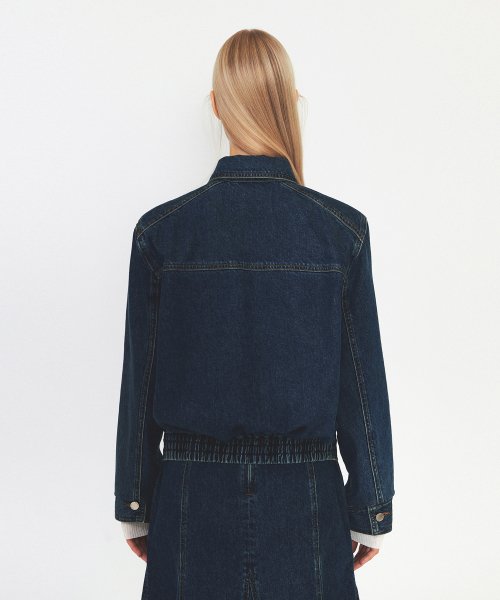 LINE DENIM JACKET (blue)