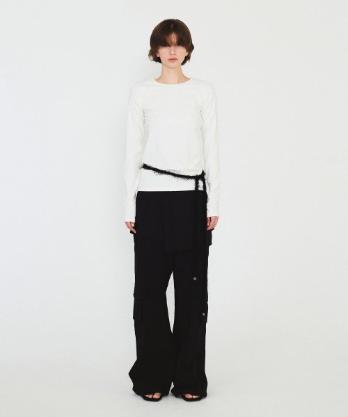 LACE RAGLAN TEE (white)