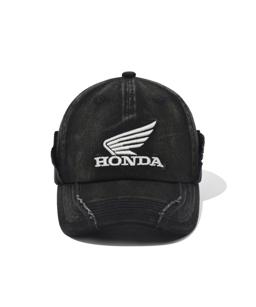 MUSINSA公式 | PHYPS MOTORCYCLE Vintage Cutoff Cap Black