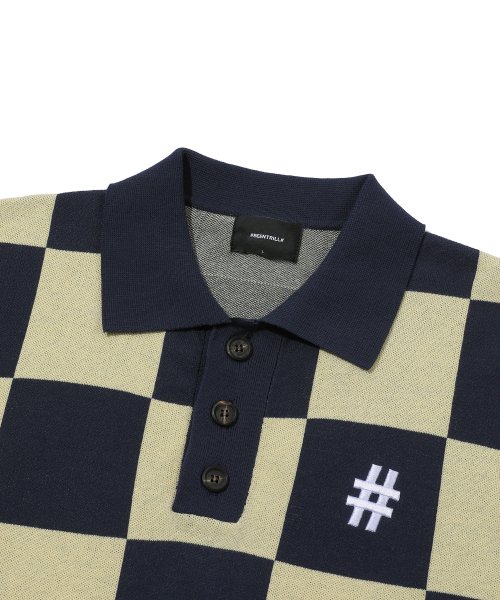 Футболка с коротким рукавом и клетчатым принтом checkerboard comfort fit (Light Yellow)
