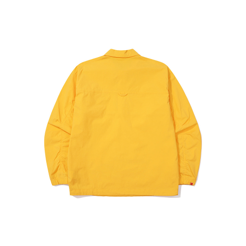 Полуоверсайз анорак с воротником Colorai — YELLOW