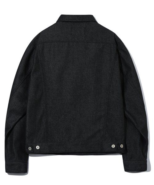 Укороченная джинсовая куртка Non-fade Black