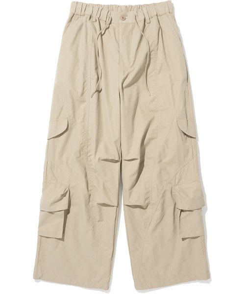 UTILITY CARGO PANTS - BEIGE