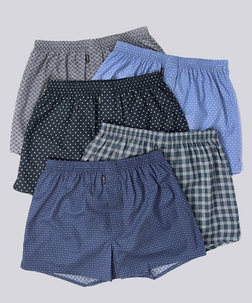 Мужские премиум боксеры из хлопка, 5PACK