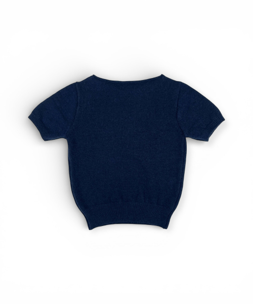 Soft Half Sleeve Knit (Navy)