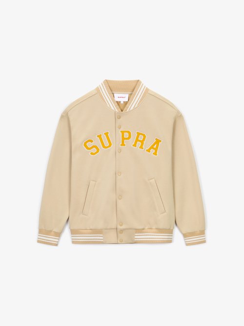 Университетская куртка Varsity Arch Logo Jersey (BEIGE)