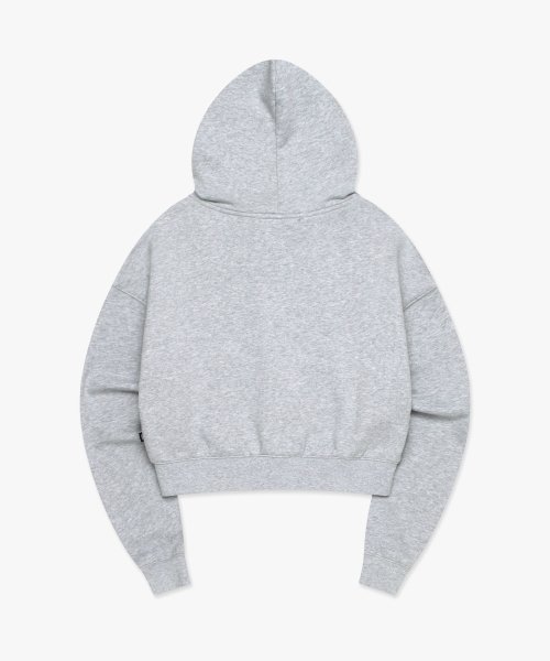 WM LOVE ANGEL ZIP-UP HOODIE heather gray