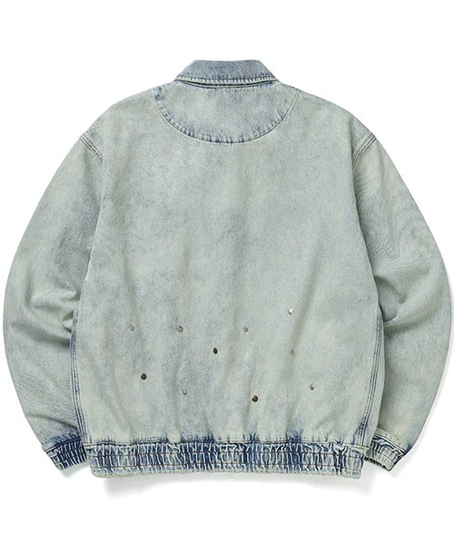 STUDDED DENIM JACKET (L.DENIM)