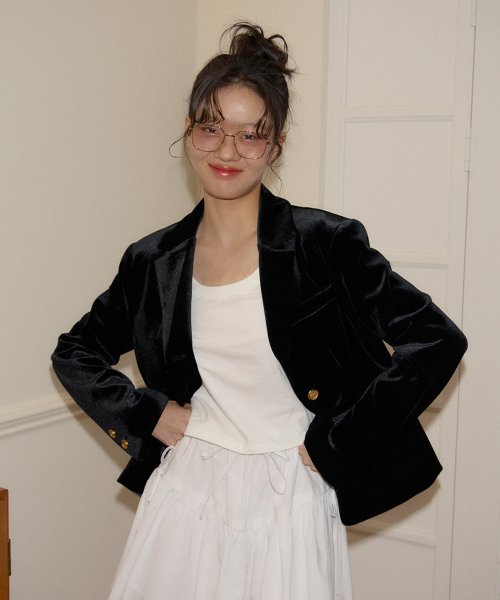 Classic Velvet Collar Jacket