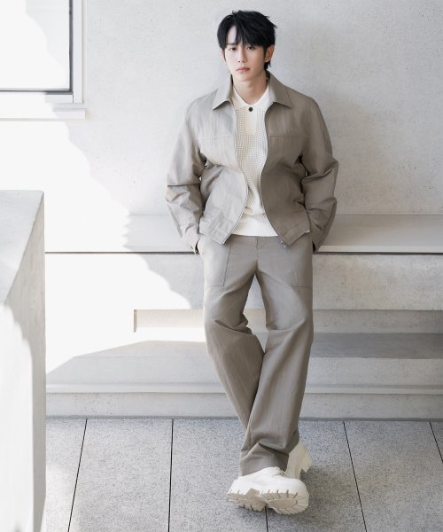 [COUTURE]Zip-Up Blouson - 2 Color MYJP2172