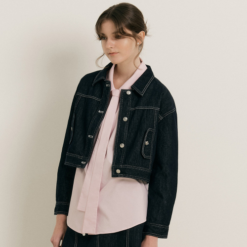 WD_Denim vintage short jacket