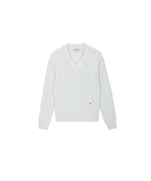 Cecil Collar Twist Knit