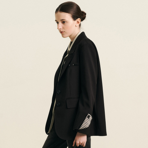 WD_Casual point sleeved jacket