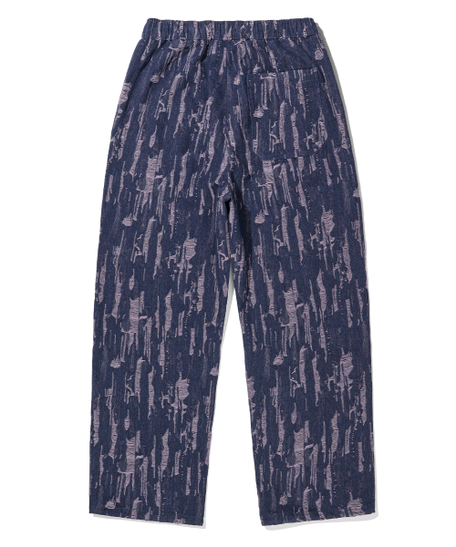 TAG DAMAGE BANDING PANTS - PURPLE