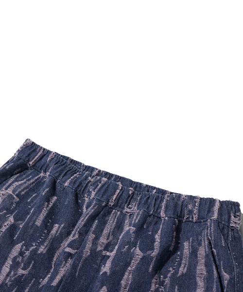 TAG DAMAGE BANDING PANTS - PURPLE