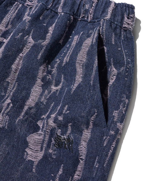 TAG DAMAGE BANDING PANTS - PURPLE