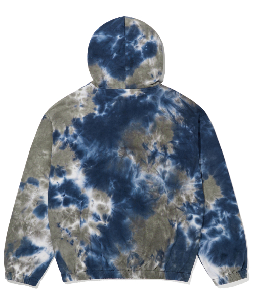 TIE-DYE HOODIE - BLUE