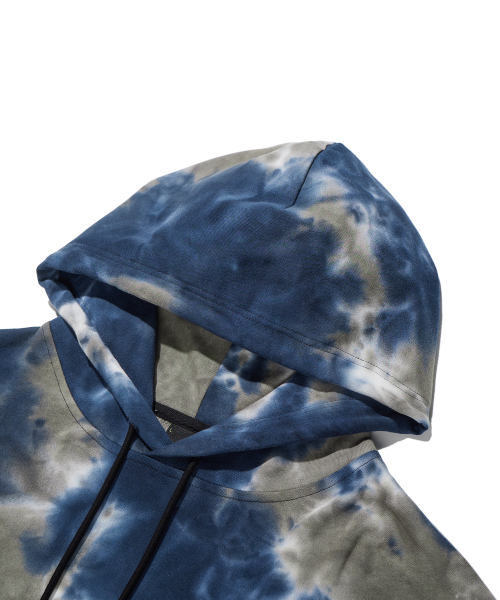 TIE-DYE HOODIE - BLUE