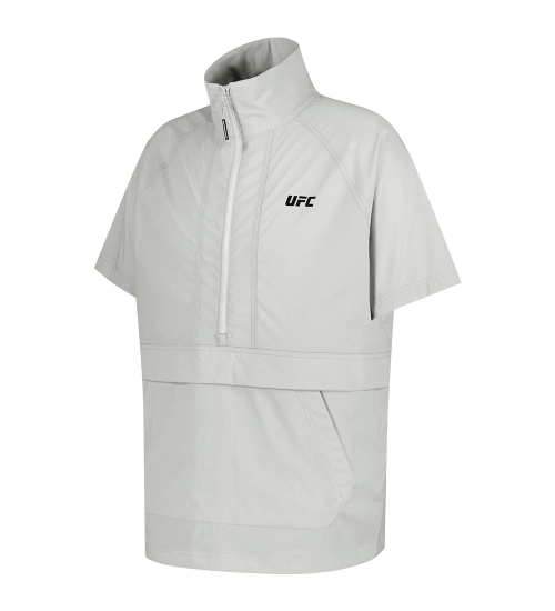 Анорак UFC Basic Overfit с коротким рукавом Light Gray U4JKV2317LG