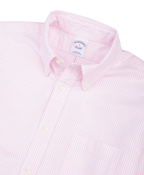 Friday Oxford леденцовая полоска рубашка (Pink) BBTHMM7813CES