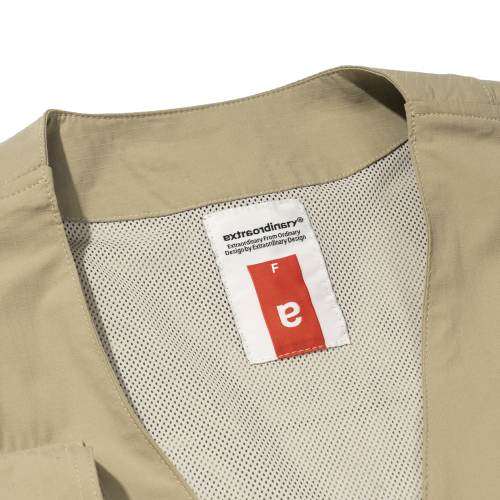 MULTI POCKET FISHING VEST BEIGE