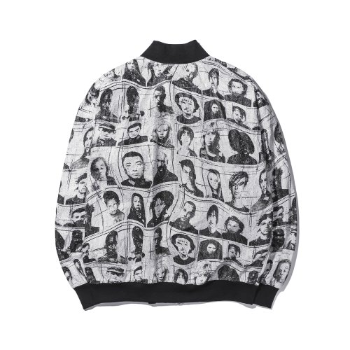 TYVEK PORTRAIT PRINTING JUMPER WHITE