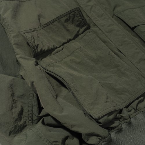 PUCKERING POCKET JUMPER KHAKI