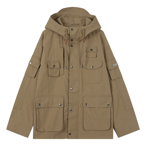 Худи с накладными карманами JP Dark Beige