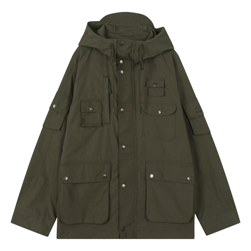 Худи с накладными карманами JP Dark Khaki