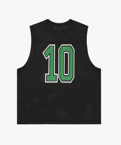 FC EMBLEM MESH SLEEVELESS-BLACK