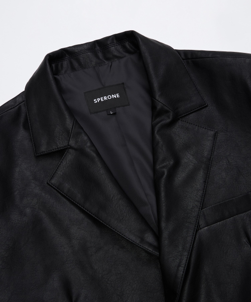 Мужской блейзер на двух пуговицах (Black)