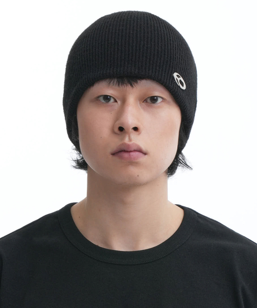 METAL LOGO BEANIE-BLACK thumbnail 3