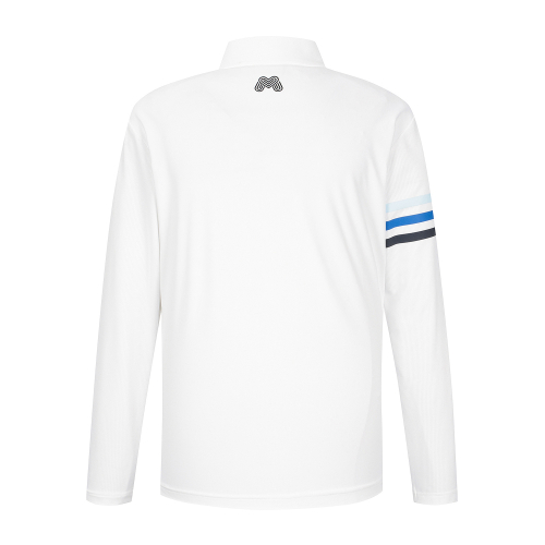 Sleeve Point Polo Shirts_O/White (Men)
