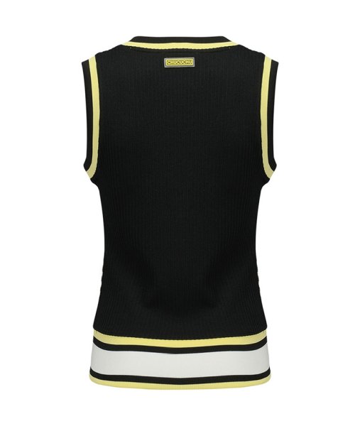 C23S-VT005W полоски жилет (Black)