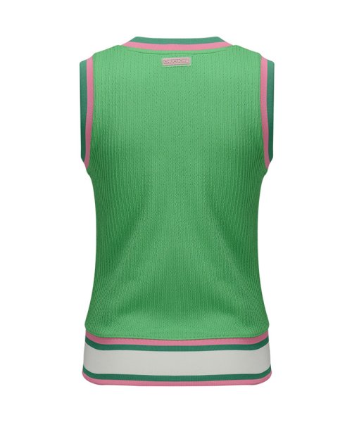 C23S-VT005W полоски жилет (Green)