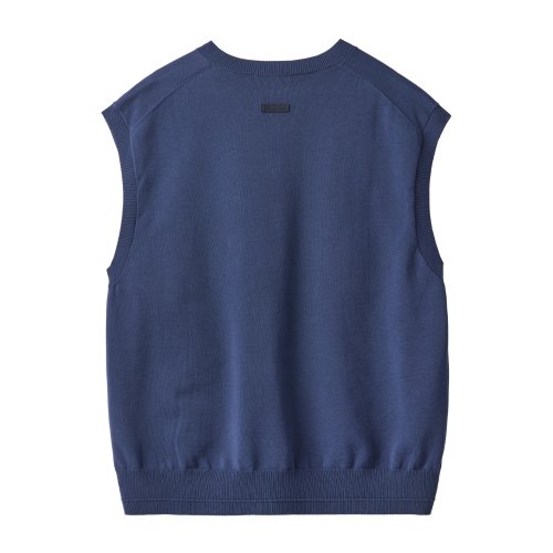 BASIC KNIT VEST - NAVY (P242MKT517)