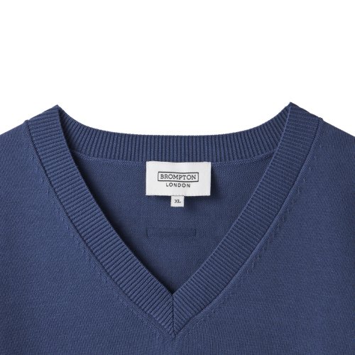 BASIC KNIT VEST - NAVY (P242MKT517)