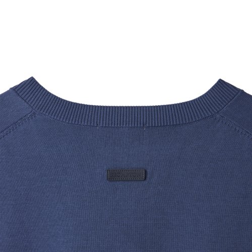 BASIC KNIT VEST - NAVY (P242MKT517)