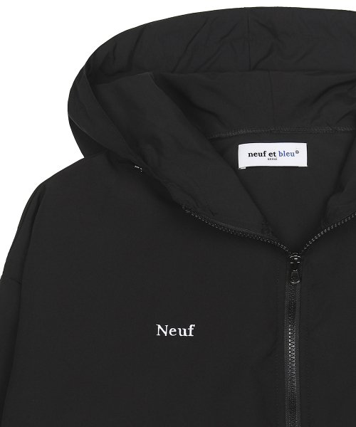 NEB windbreaker hoody jacket (black)