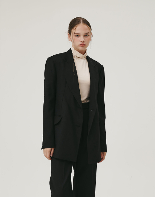 OVERFIT JACKET BLACK