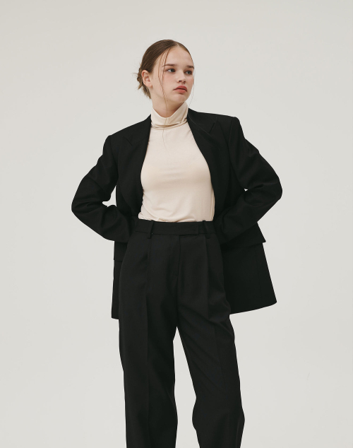 OVERFIT JACKET BLACK