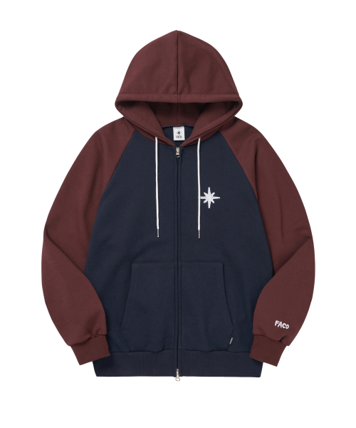 FAVICON LOGO HOOD ZIPUP [3 COLORS]