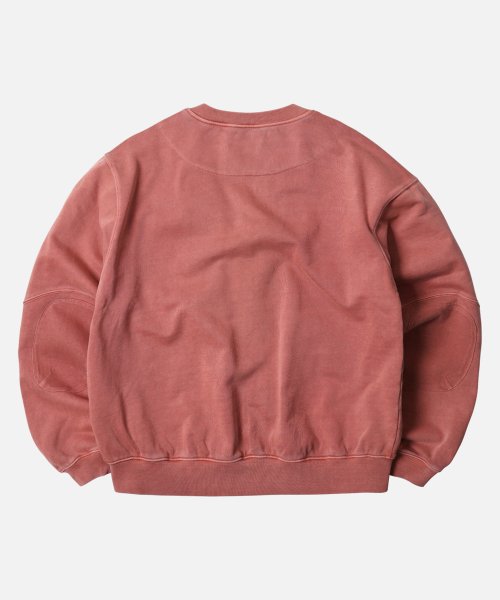 PIGMENT DYEING HEAVYWEIGHT CARDIGAN _ PINK