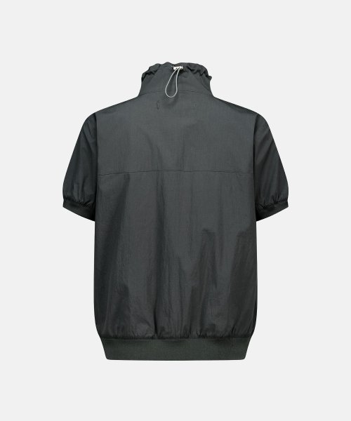 W Cloud S/S Half Zip Pullover Charcoal