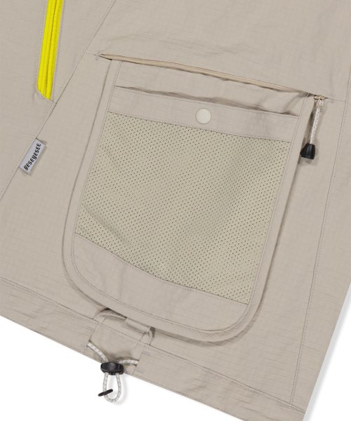 Ranger Zip Vest Beige